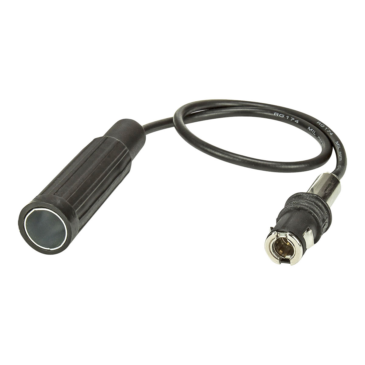 tomzz Audio Antennenadapter kompatibel mit Audi BMW Volvo A3 A4 A6 Mini V40 adaptiert von DIN (F) auf ROKA SNAP(m)