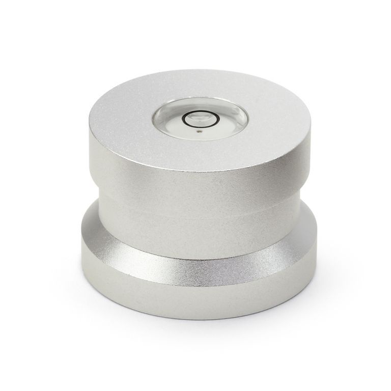 Dynavox ASP3 Schallplatten Aluminium Single Puck silber mit Libelle 