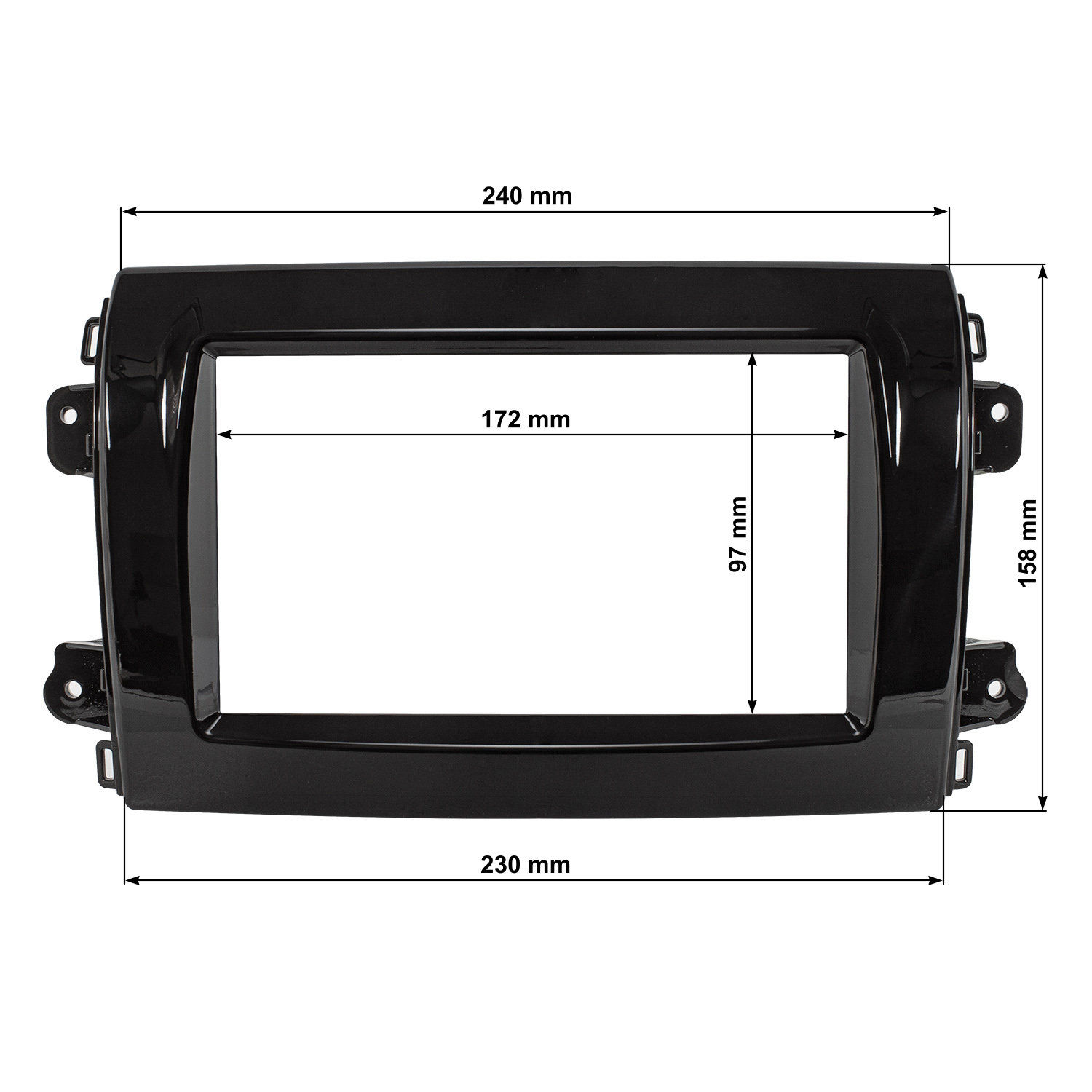 tomzz Audio Doppel DIN Radioblende kompatibel mit Fiat Ducato Serie 8-/bilder/big/2414-101-5-5.jpg