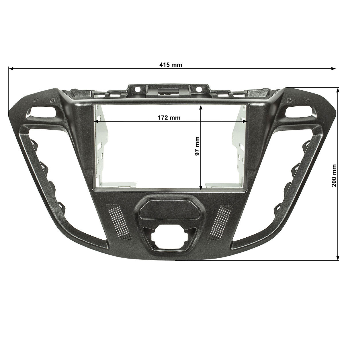 tomzz Audio Doppel DIN Radioblende HQ kompatibel mit Ford Transit-/bilder/big/2415-119-2.jpg