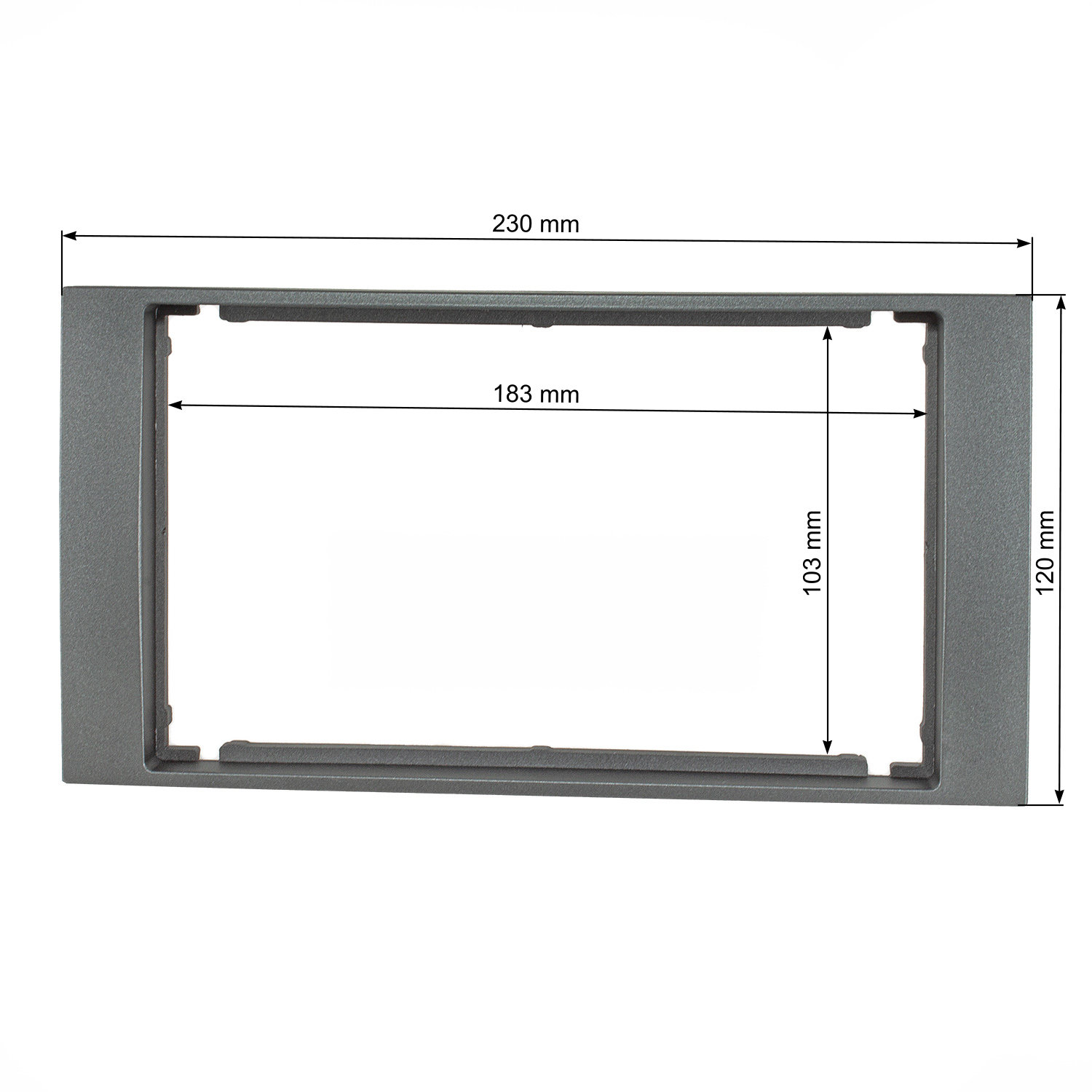 Doppel DIN Radioblende Set kompatibel mit Ford Focus Fiesta C-Max-/bilder/big/2415-136-2-9.jpg