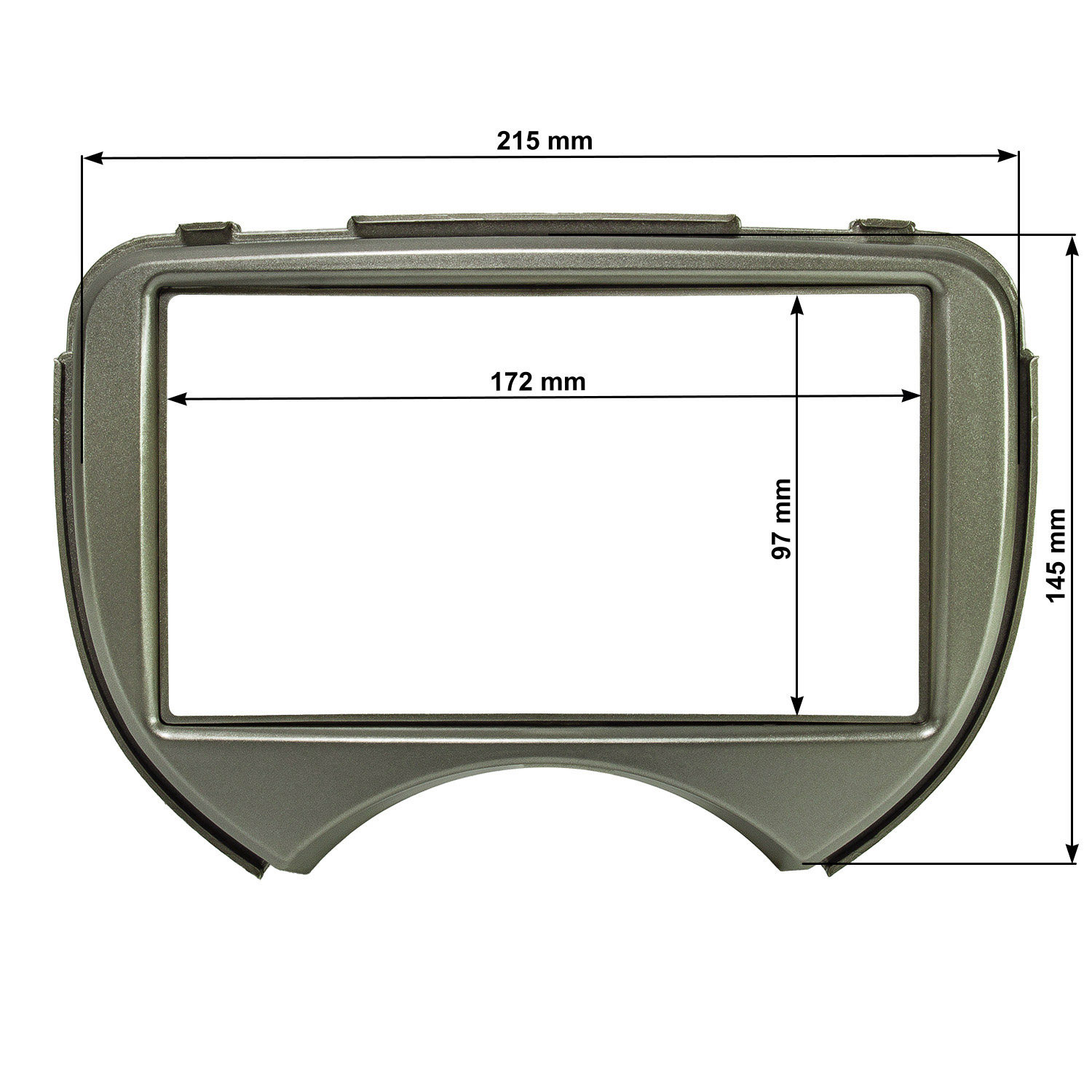 tomzz Audio Doppel DIN Radioblende kompatibel mit Nissan Micra (K13)-/bilder/big/2438-014-1-4.jpg