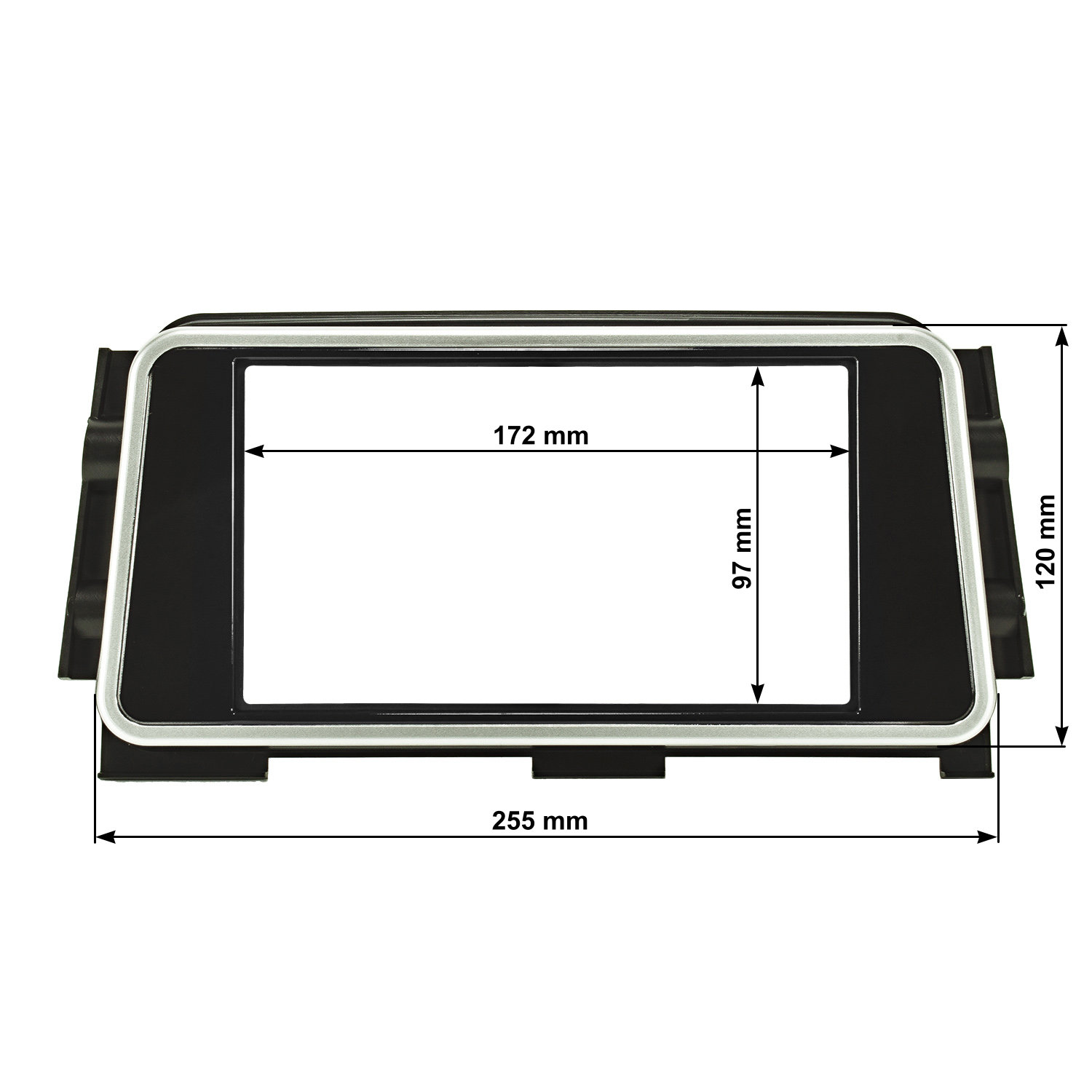 tomzz Audio Doppel DIN Radioblende kompatibel mit Nissan Micra (K14)-/bilder/big/2438-024_4.jpg