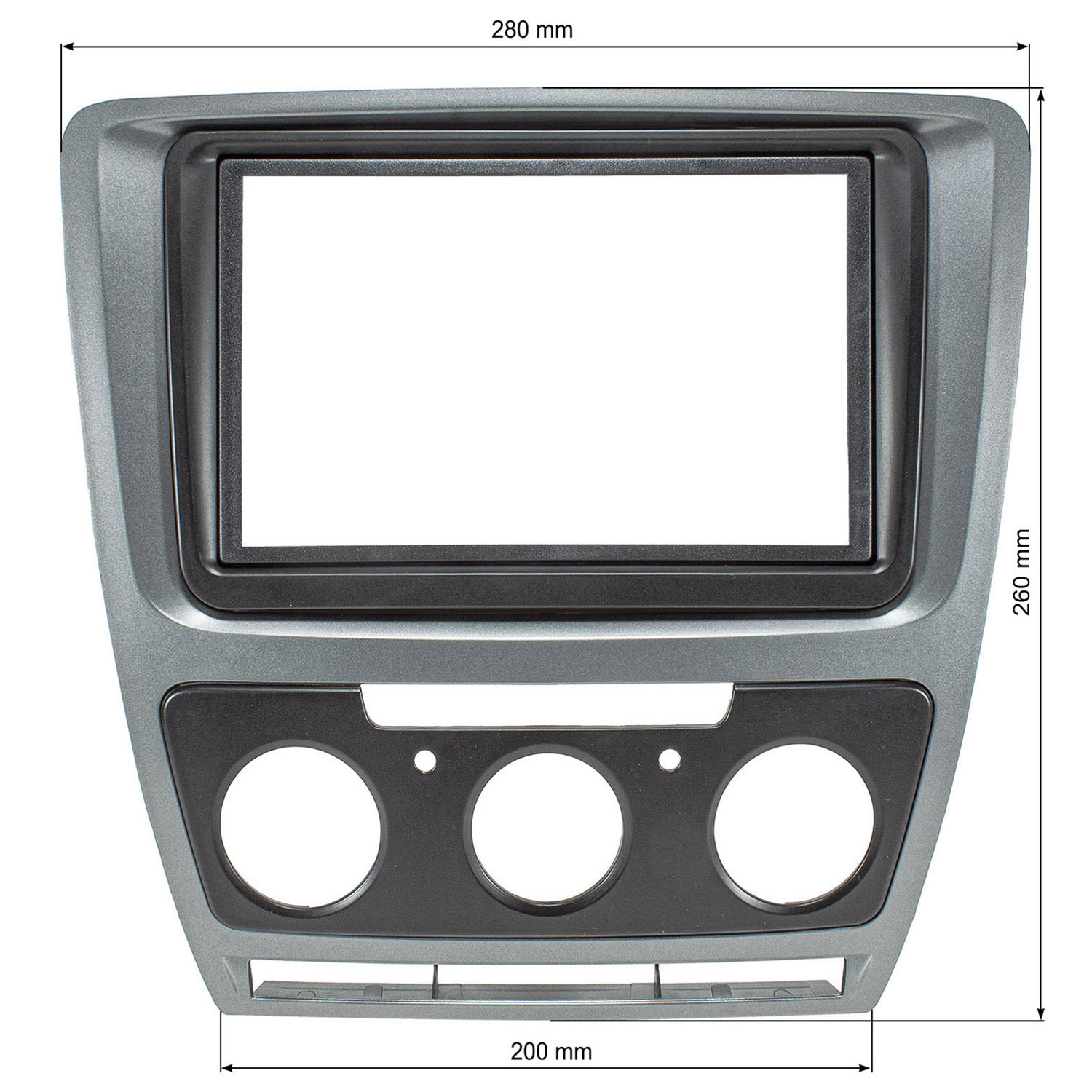 tomzz Audio Doppel DIN Radioblende kompatibel mit Skoda Octavia 1Z-/bilder/big/2450-029-5.jpg