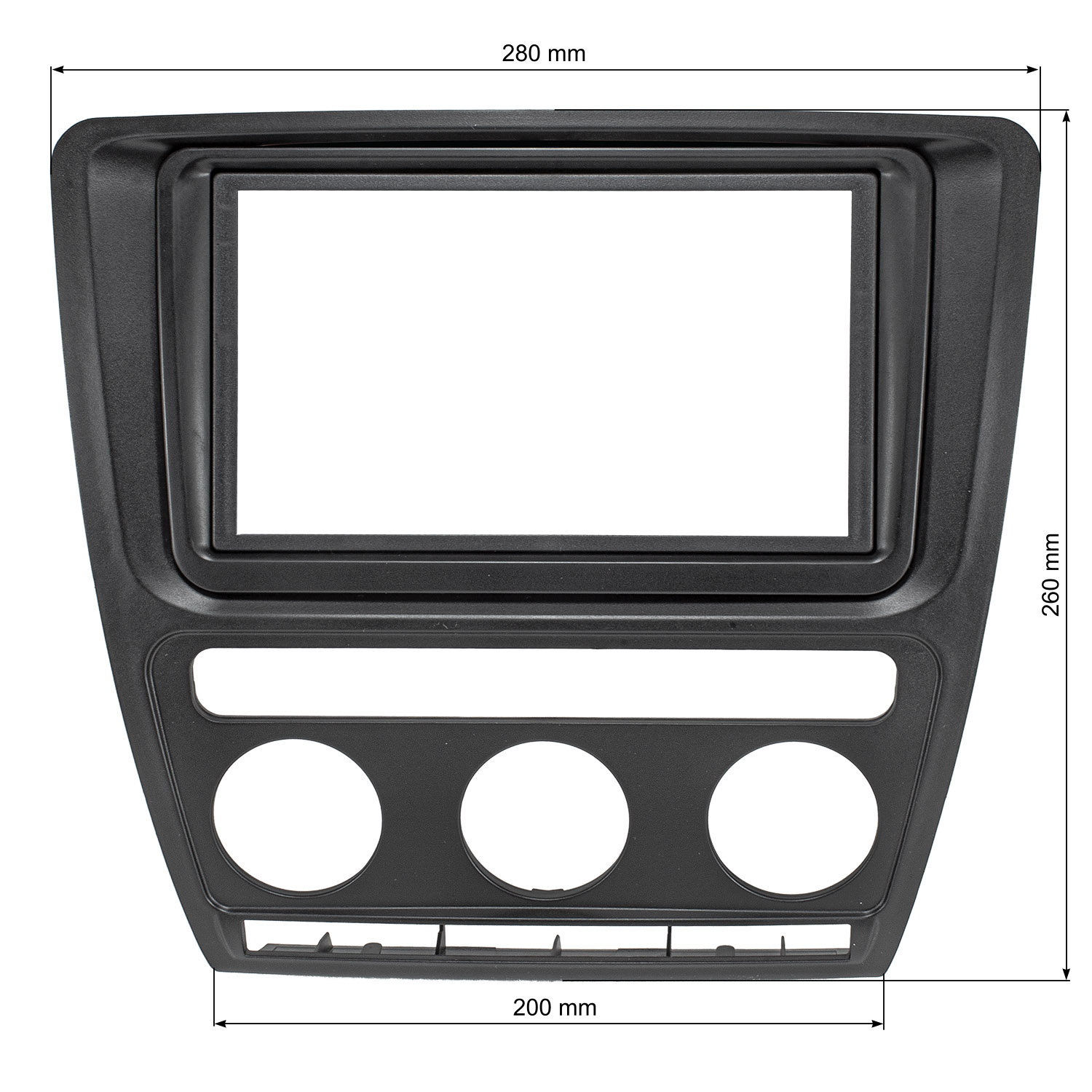 tomzz Audio Doppel DIN Radioblende kompatibel mit Skoda Octavia 1Z-/bilder/big/2450-030-5.jpg