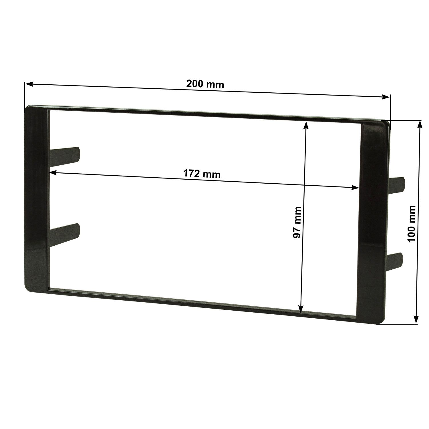 Doppel DIN Radioblende kompatibel mit Subaru Impreza Forester 2-DIN-/bilder/big/2453-004_1.jpg