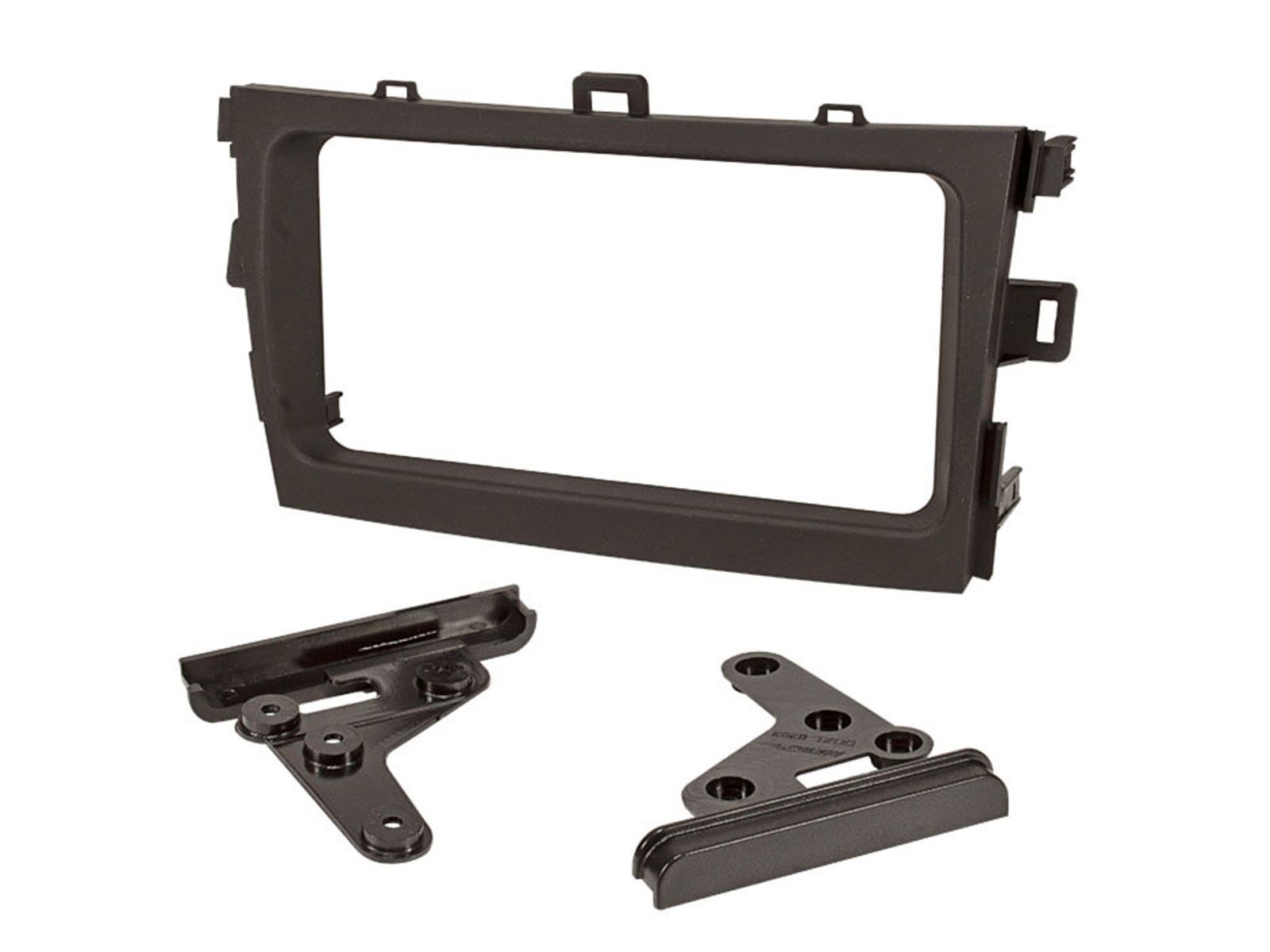 Radioblende kompatibel mit Toyota Corolla Corolla Verso 2-DIN schwarz Bj. 2009-2013