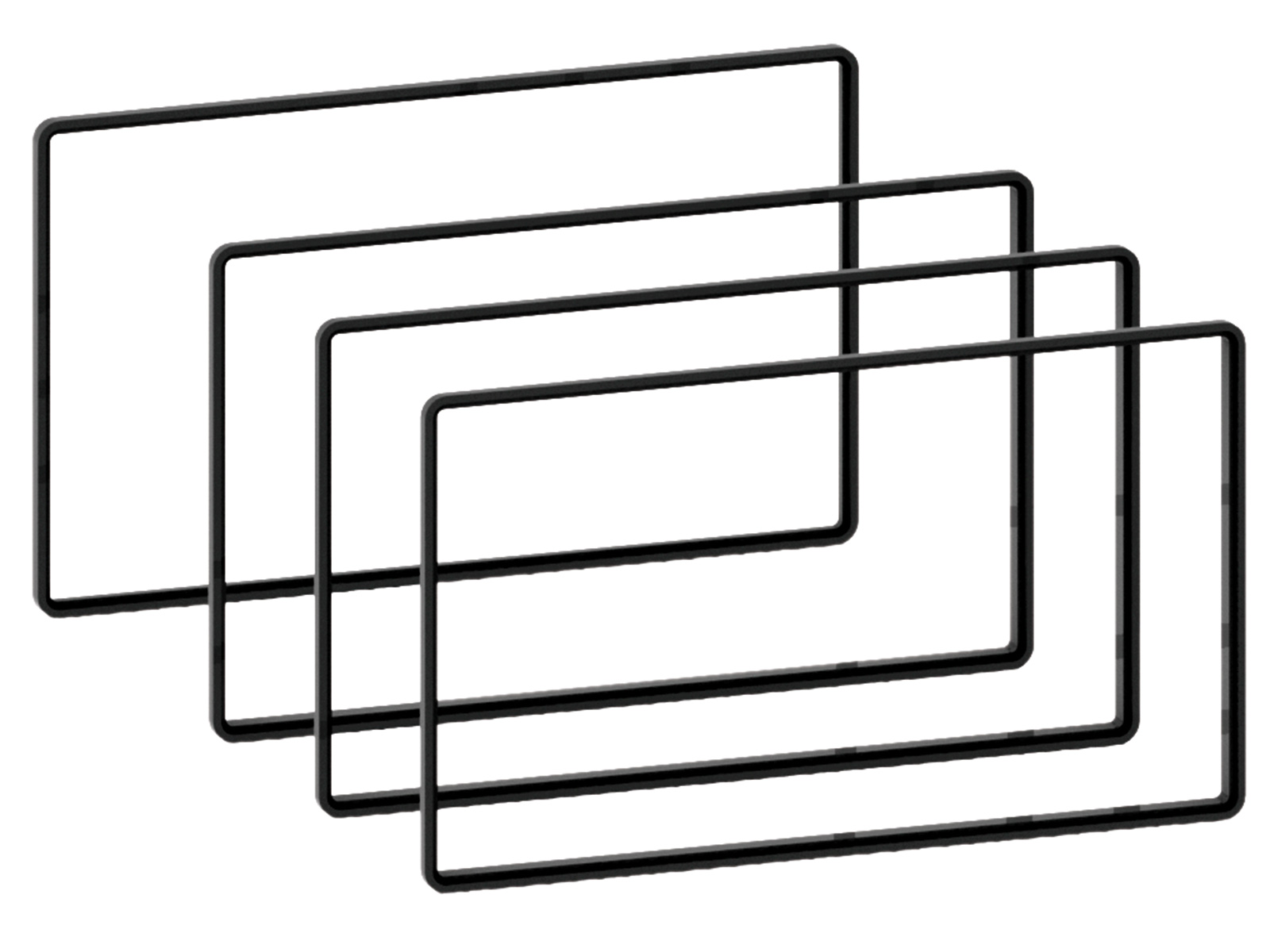 ACV Distanzrahmenset 3 x 5 mm / 1 x 2.5 mm 4 Stück 