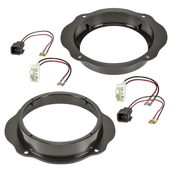 Lautsprecher Adapter Set kompatibel mit Ford Focus Kuga Fiesta C-Max S-Max adaptiert auf 165er Lautsprecher