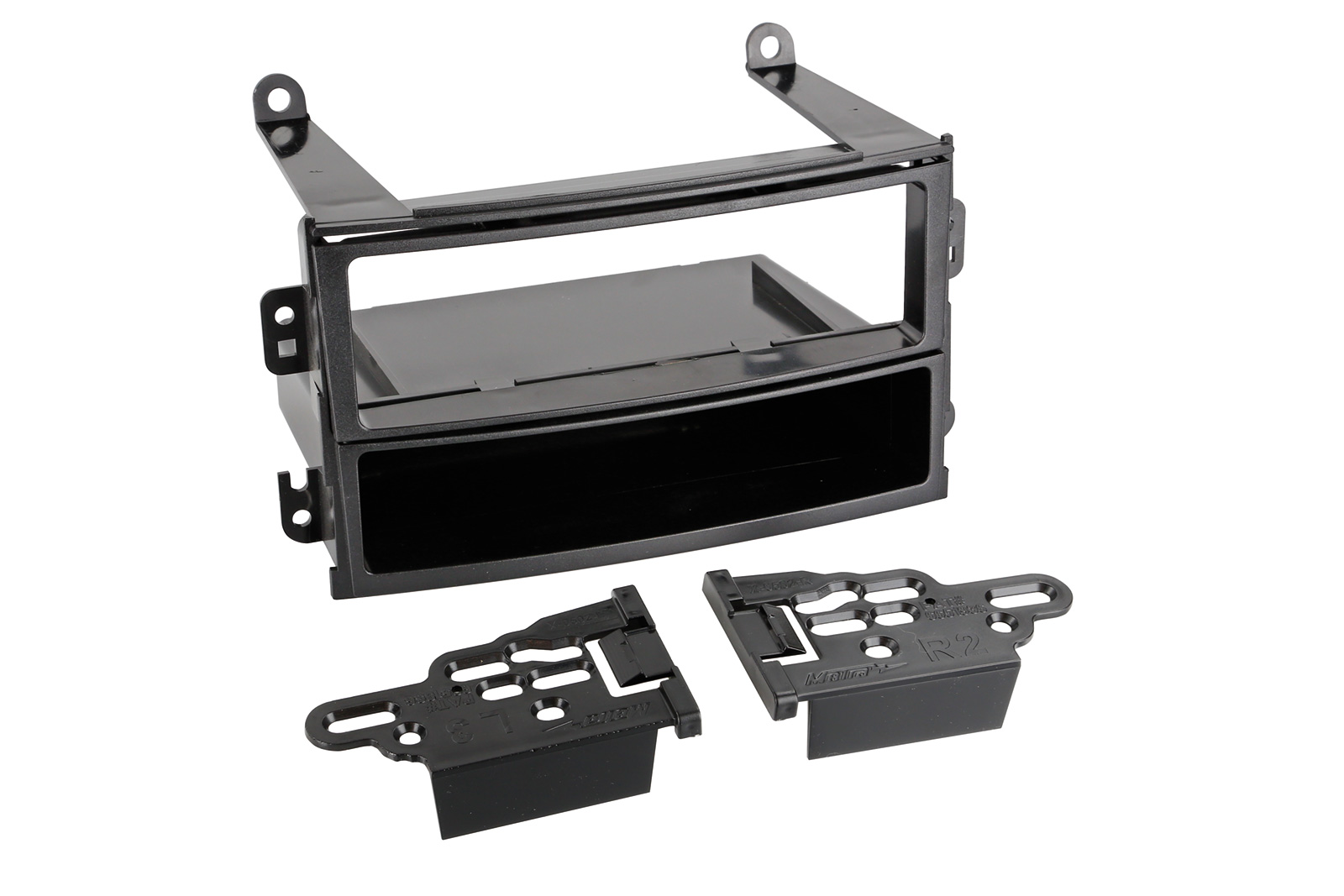 ACV 1-DIN Radioblende kompatibel mit Nissan 350Z (Z33) (Z33N) 1-DIN schwarz bis Bj. 08/2005