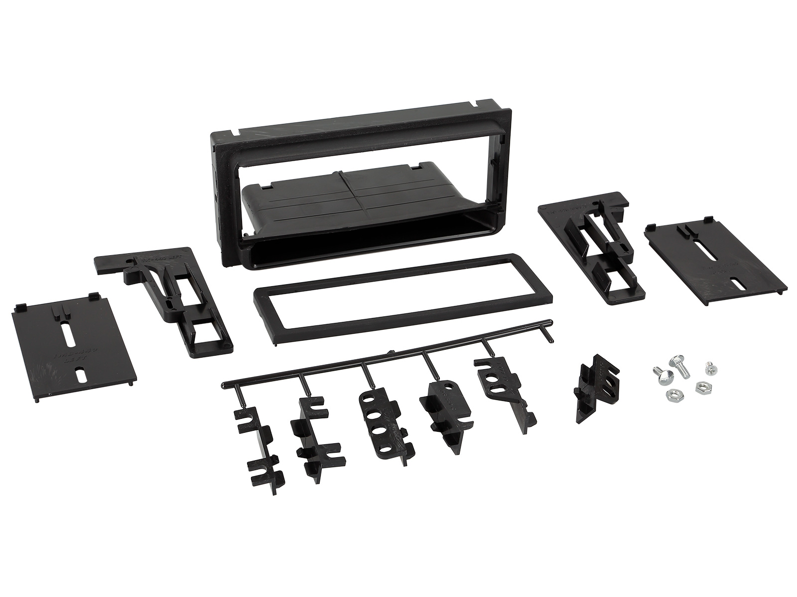 ACV Radioblende kompatibel mit General Motors Pontiac Firebird Trans AM Grand AM 1-DIN mit Fach schwarz