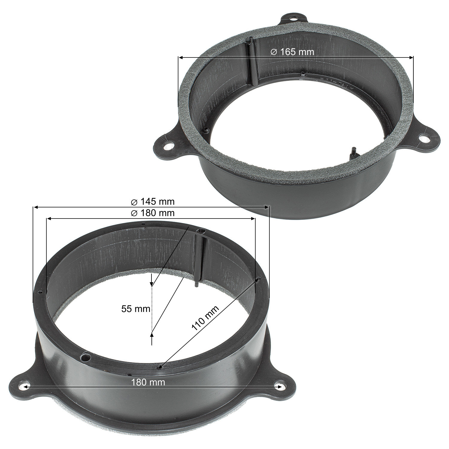 tomzz Audio Lautsprecher Adapterringe kompatibel mit Renault ZOE ab-/bilder/big/2845-010_1.jpg