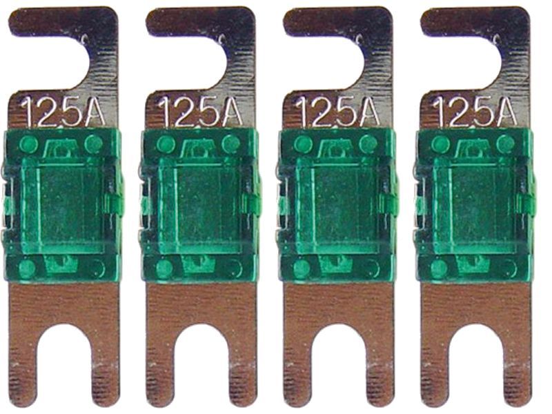 ACV Mini-ANL Sicherung (4 Stk.) 125 Ampere 