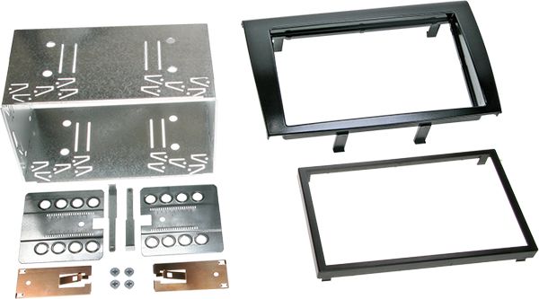 ACV Radioblende kompatibel mit Fiat Bravo (198) 2-DIN-Set Piano Lack schwarz Bj. 04/2007 - 07/2014