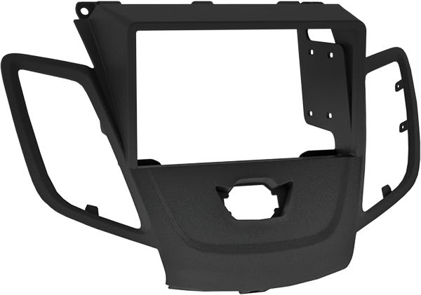 ACV Radioblende kompatibel mit Ford Fiesta (JA8) 2-DIN ohne Display schwarz Bj. 10/2008 - 01/2013