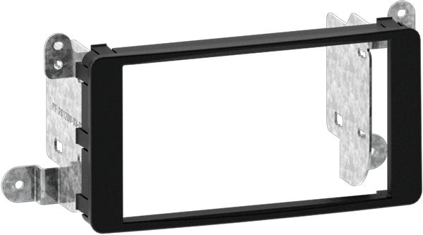 ACV Radioblende kompatibel mit Mitsubishi Outlander (CWOW) (CWB) 2-DIN schwarz Bj. 02/2007 - 11/2012