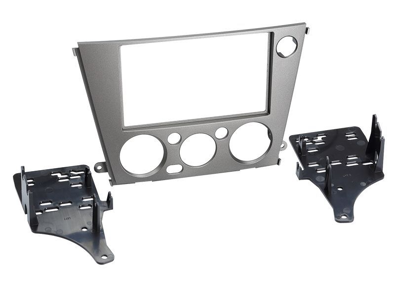 ACV Radioblende kompatibel mit Subaru Legacy Outback 2-DIN anthrazit Bj. 2005 - 2009