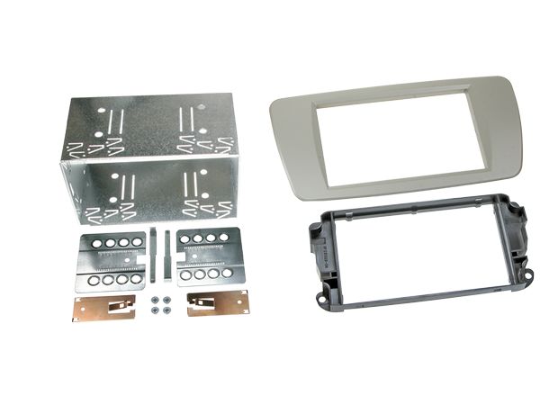 ACV Radioblende kompatibel mit Seat Ibiza Ibiza ST 2-DIN-Set dublingrau