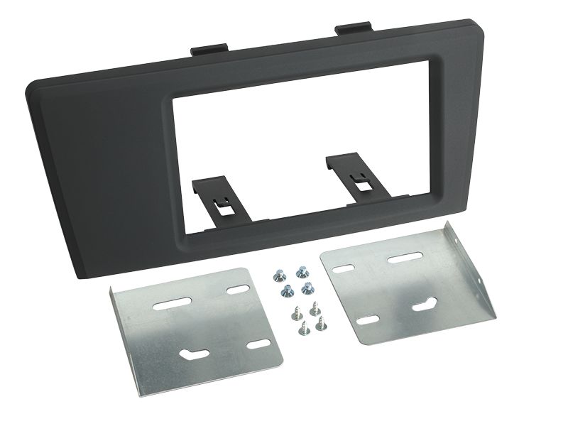 ACV Radioblende kompatibel mit Volvo S60 V70 XC70 2-DIN-Set schwarz Bj. 2000 - 09/2003