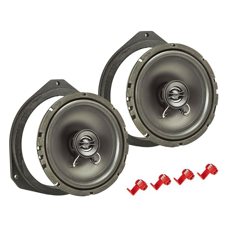 tomzz Audio TA16.5-PRO MDF Lautsprecher Einbau Set kompatibel mit Alfa Romeo MiTo Giulietta 940 955 165mm 2-Wege Koaxial System