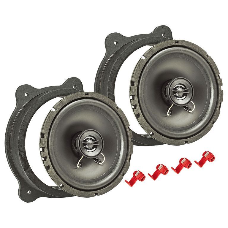 tomzz Audio TA16.5-PRO MDF Lautsprecher Einbau Set kompatibel mit BMW 3er E46 Compact 165mm 2-Wege Koaxial System