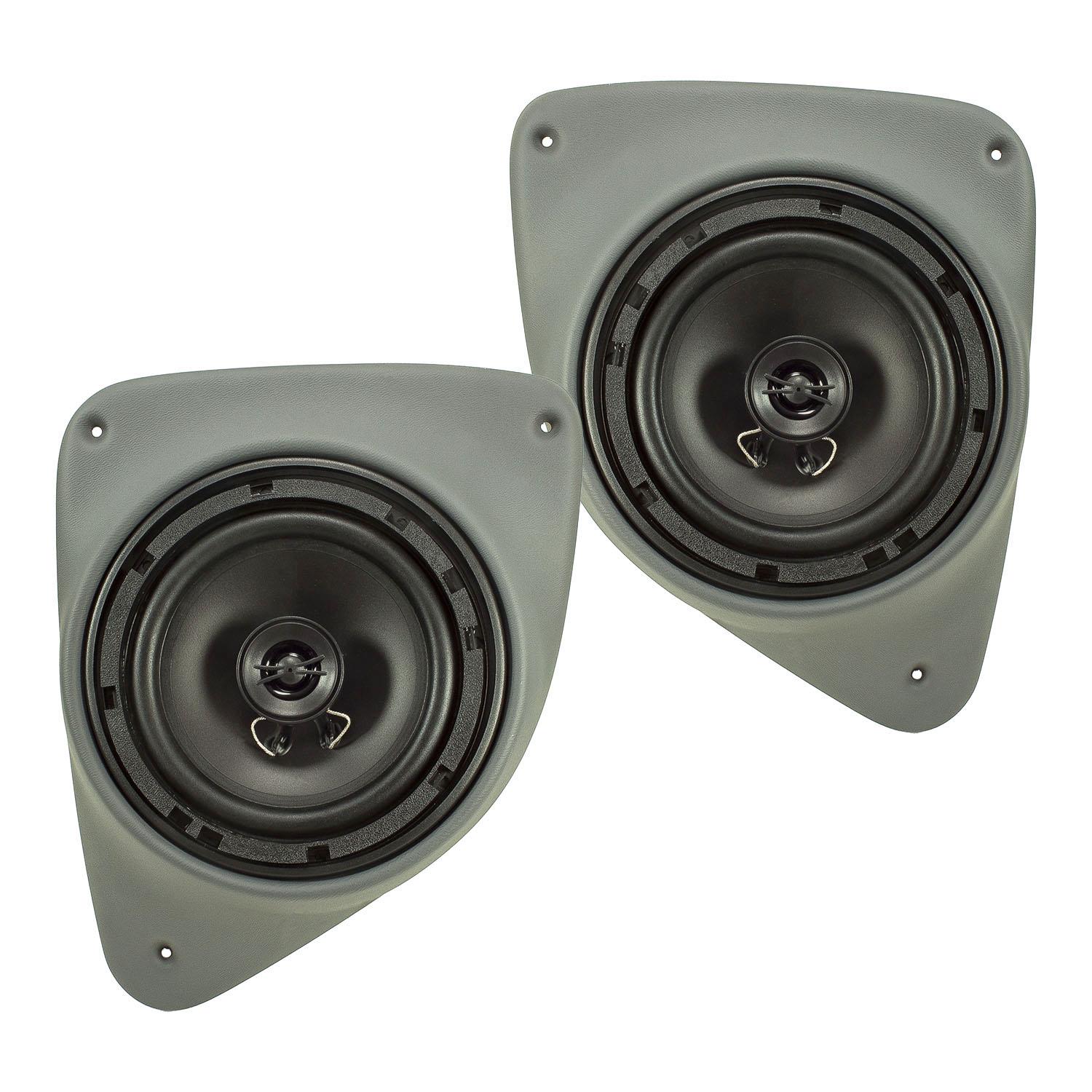 tomzz Audio Doorboard Lautsprecher Einbau Set kompatibel mit Fiat Ducato 165mm 3-Wege Koaxial System Pioneer TS-G1730f