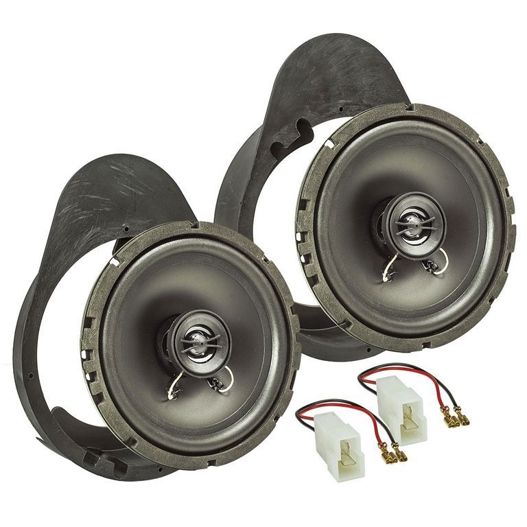 tomzz Audio TA16.5-PRO Lautsprecher Einbau Set kompatibel mit Ford Escort Orion 165mm 2-Wege Koaxial System