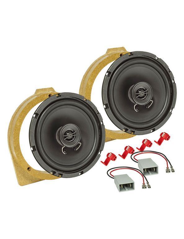 tomzz Audio TA16.5-PRO Lautsprecher Einbau Set kompatibel mit Honda Civic 165mm 2-Wege Koaxial System