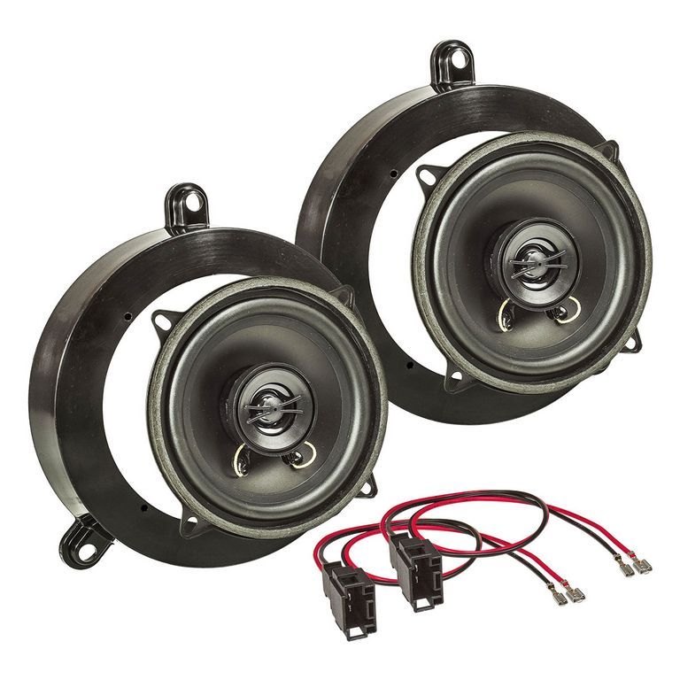 tomzz Audio Lautsprecher Einbau Set kompatibel mit Mercedes C-Klasse W203 S203 130mm 2-Wege Koaxial System TA13.0-PRO