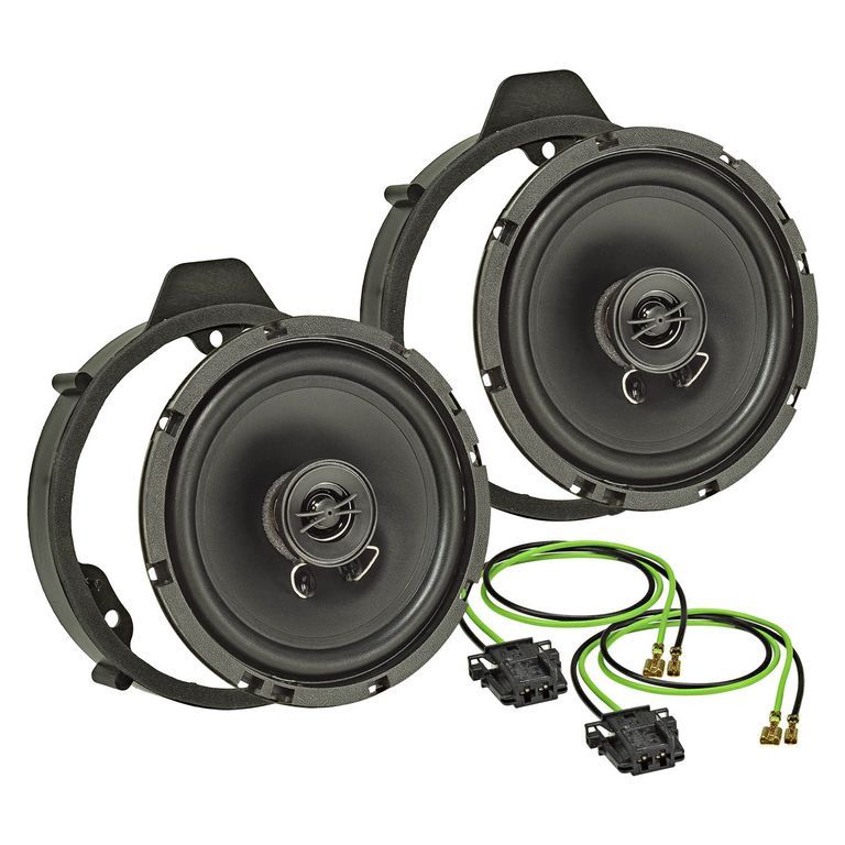 tomzz Audio TA16.5-PRO Lautsprecher Einbau Set kompatibel mit Mercedes A-Klasse B-Klasse W176 T246 165mm 2-Wege Koaxial System