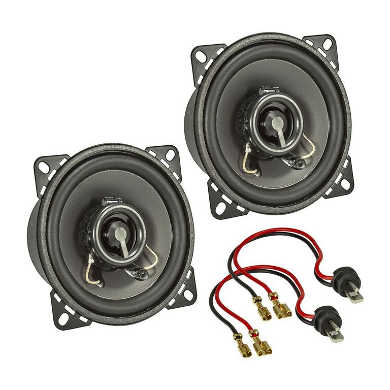 tomzz Audio Lautsprecher Einbau Set kompatibel mit Mercedes Sprinter Vito Viano 190er S-Klasse 100mm 2-Wege Koaxial System TA10.0-PRO