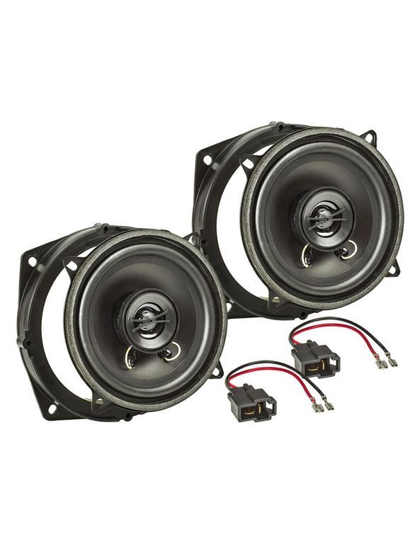 tomzz Audio Lautsprecher Einbau Set kompatibel mit Mitsubishi Colt Z30 130mm 2-Wege Koaxial System TA13.0-PRO