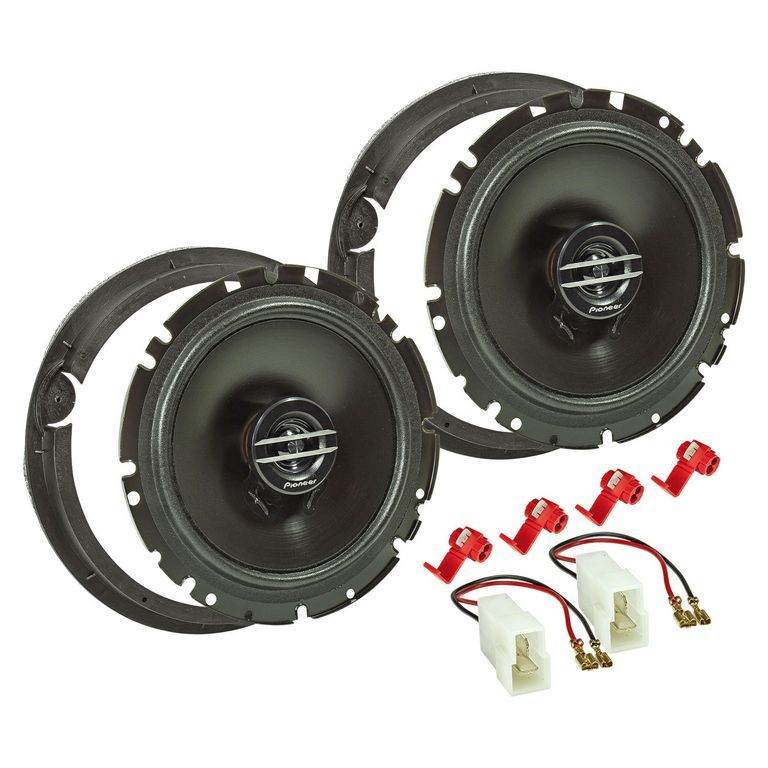 tomzz Audio TA16.5-PRO Lautsprecher Einbau Set kompatibel mit Suzuki Ignis Balero Swift SX4 165mm 2-Wege Koaxial System