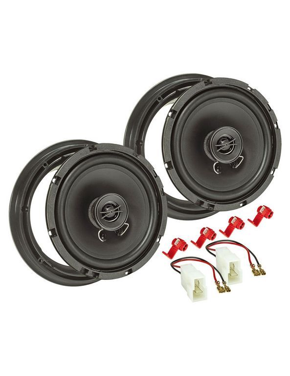 tomzz Audio TA16.5-PRO Lautsprecher Einbau Set kompatibel mit Suzuki Fiat Opel Swift Grand Vitara Splash SX4 Sedici Agila 165mm 2-Wege Koaxial System