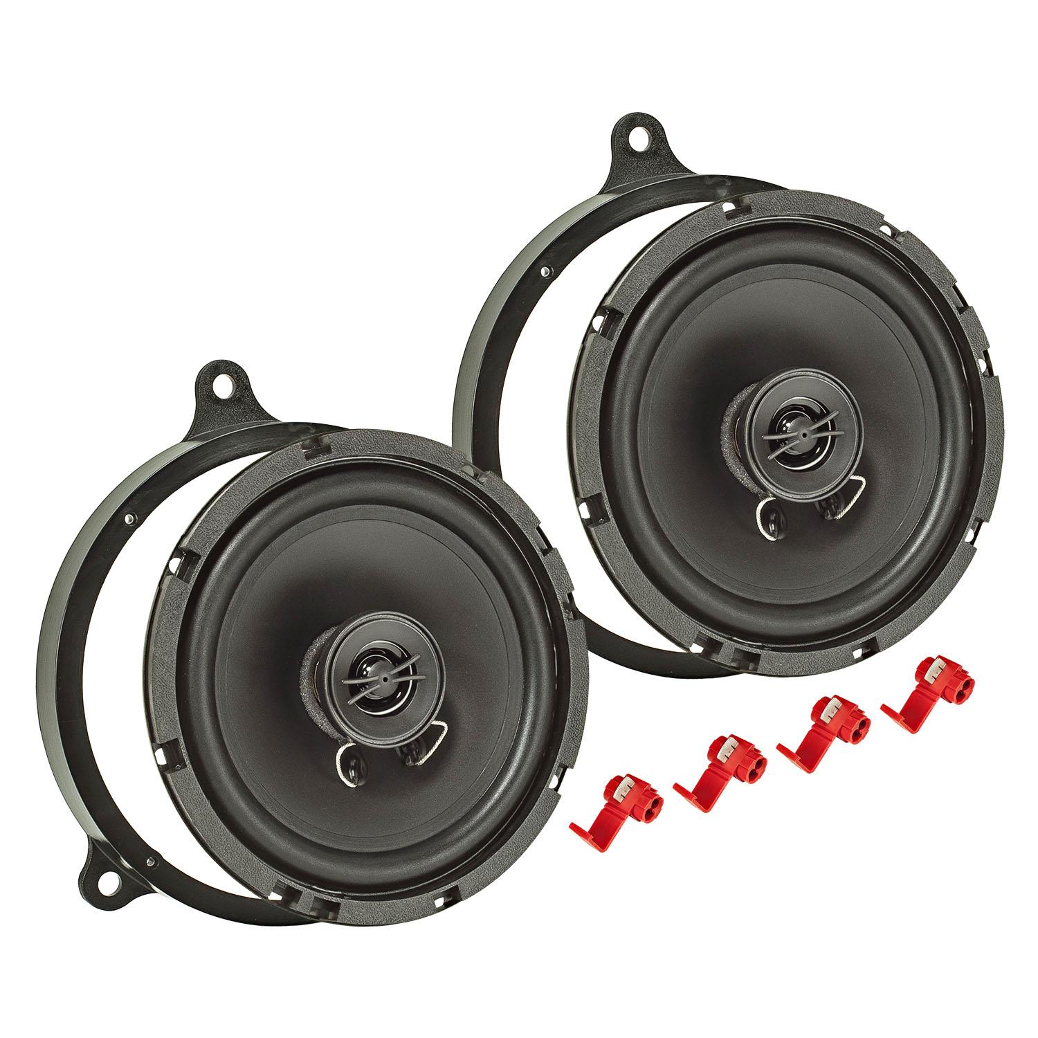 tomzz Audio Lautsprecher Einbau Set kompatibel mit Toyota Yaris Avensis Corolla 165mm 2-Wege Koaxial System Pioneer TS-G1720f