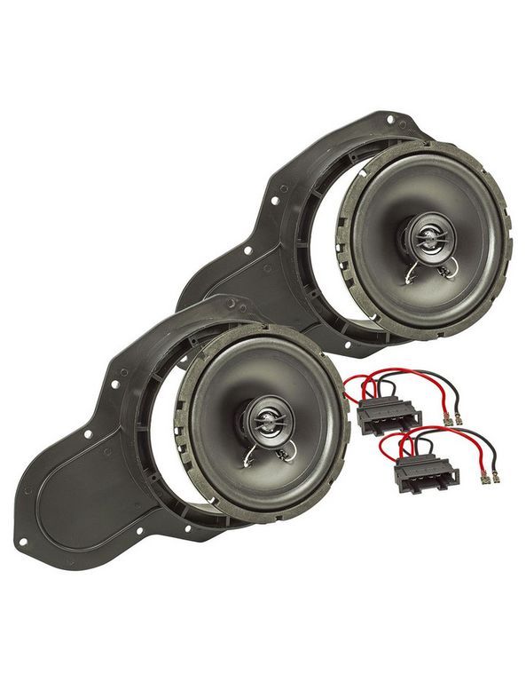 tomzz Audio TA16.5-PRO Lautsprecher Einbau Set kompatibel mit VW Passat (3C) (CC) 165mm 2-Wege Koaxial System