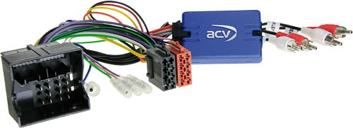 ACV Lenkradfernbedienungsadapter kompatibel mit Audi A3 A4 TT Quadlock adaptiert auf JVC