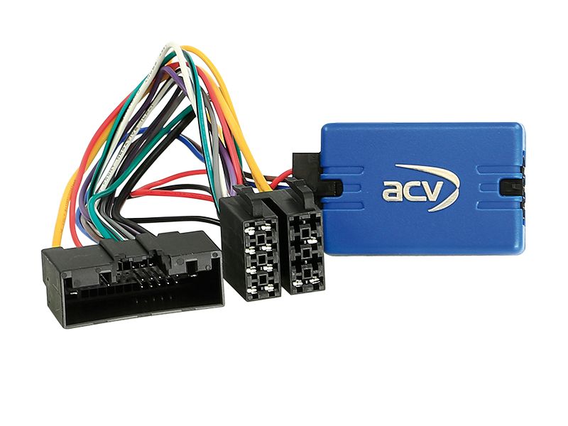 ACV Lenkradfernbedienungsadapter kompatibel mit Ford Transit Transit Custom ohne Display adaptiert auf Kenwood