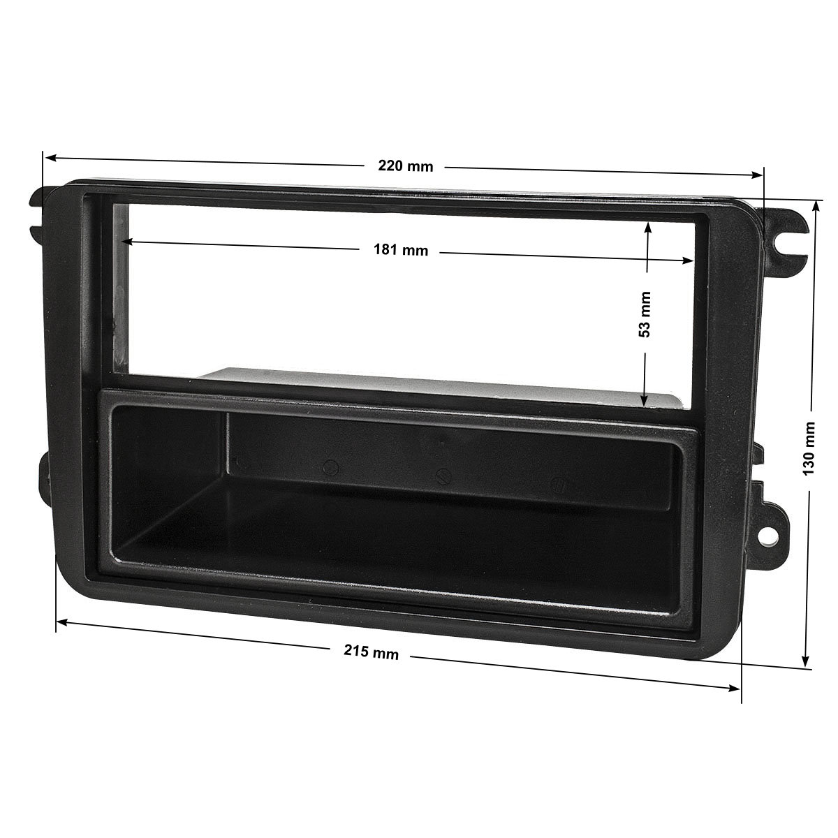 Radioblende kompatibel mit VW Skoda Golf Touran Passat Caddy EOS-/bilder/big/TO24088.1-2.jpg