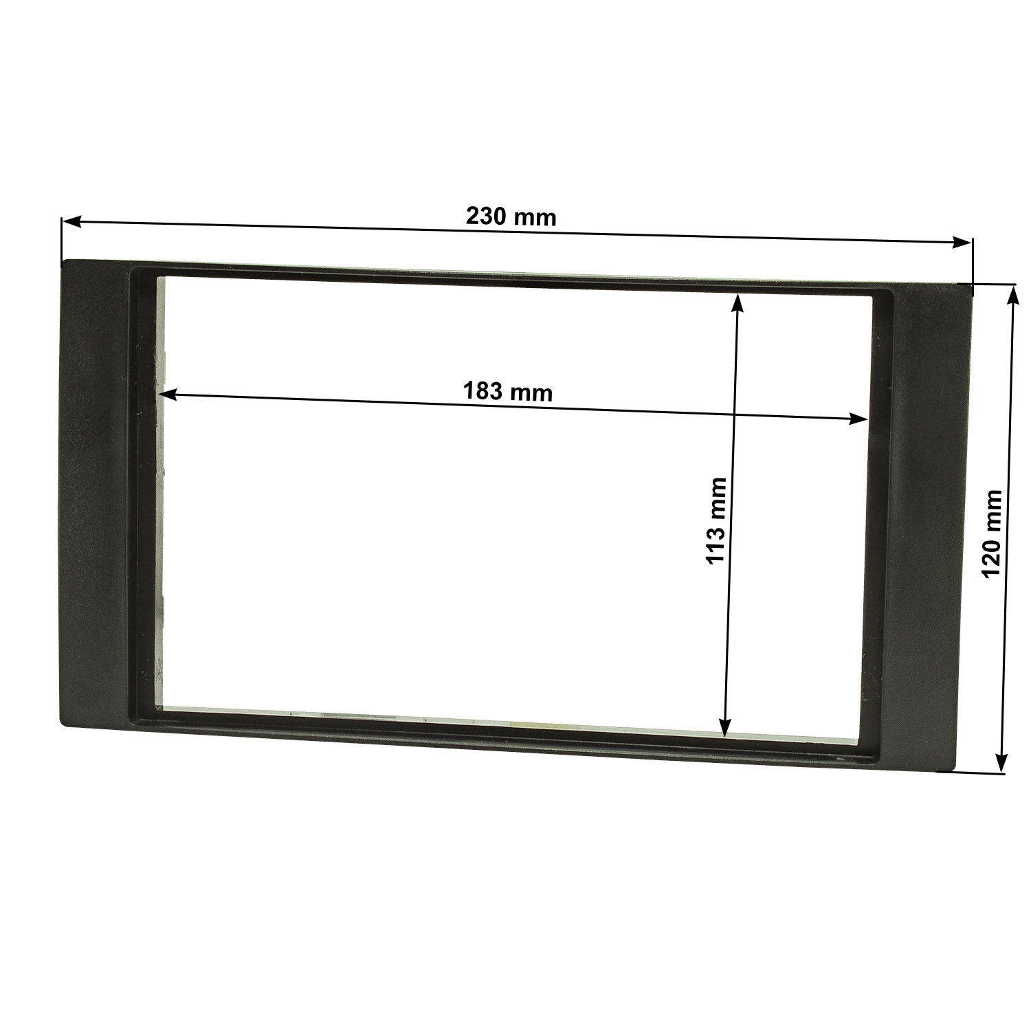 Doppel DIN Radioblende Set kompatibel mit Ford Focus 2 Fiesta C-Max-/bilder/big/TO24417S-4.jpg