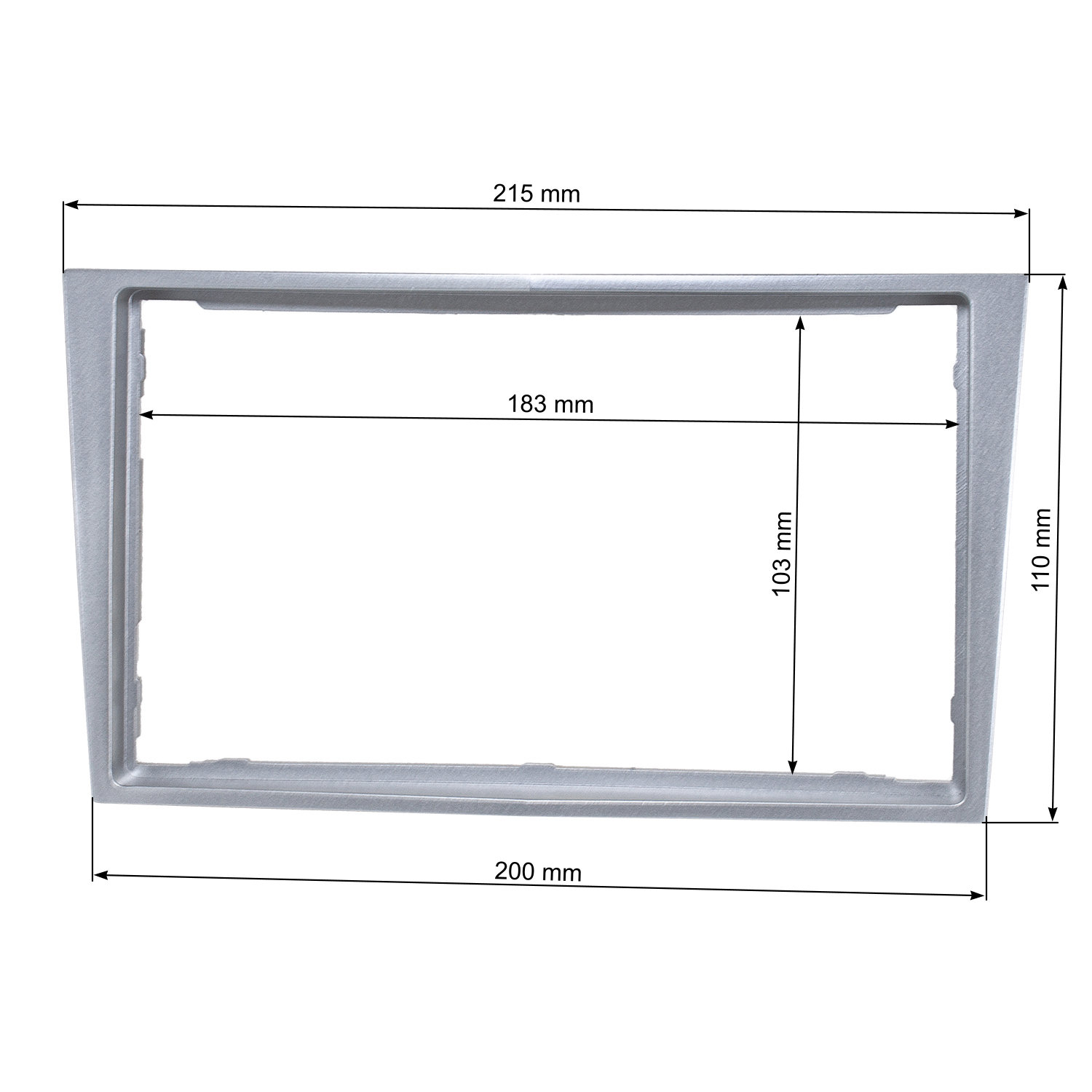 Doppel DIN Radioblende kompatibel mit Opel Antara Astra H Zafira B-/bilder/big/TO24451.2-5.jpg