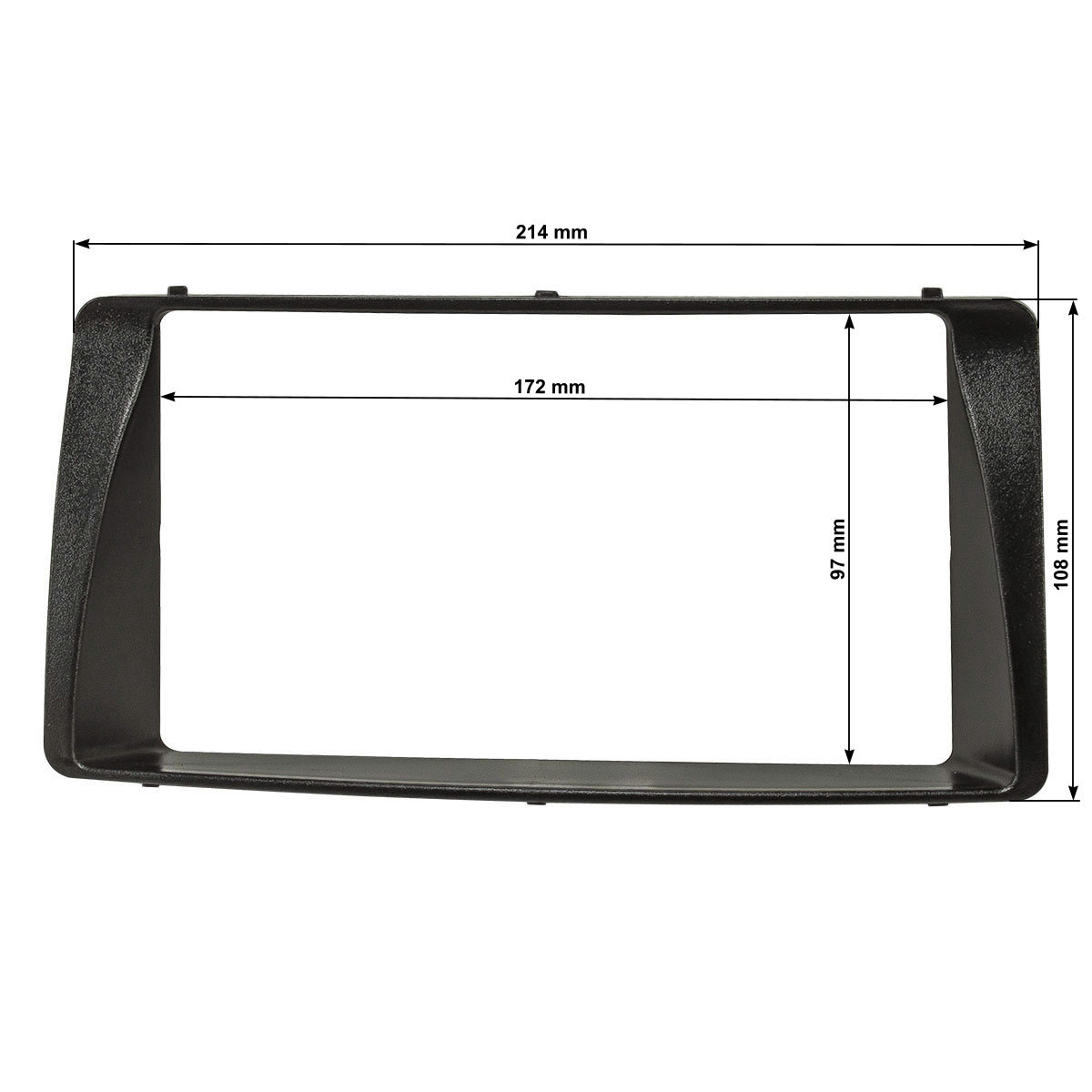 tomzz Audio 2-DIN Einbauset Radioblende kompatibel mit Toyota Corolla-/bilder/big/TO24481S-6.jpg