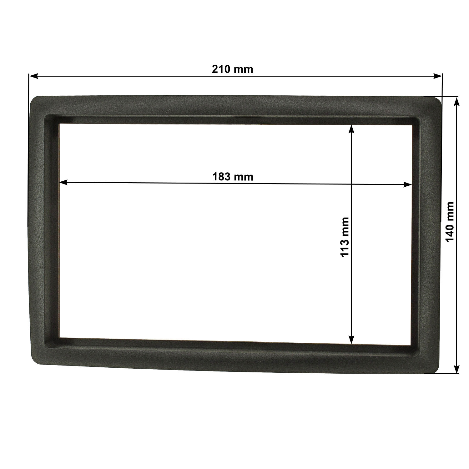 Doppel DIN Radioblende Set kompatibel mit Renault Megane II Scenic II-/bilder/big/TO24573S-4.jpg