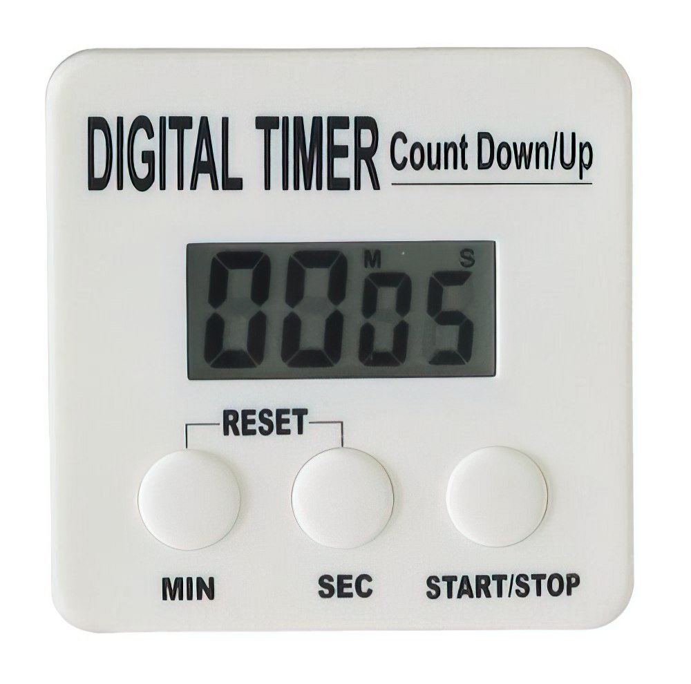 Blanko Digital Timer-Count Down Zähler + Bedienungsanleitung 