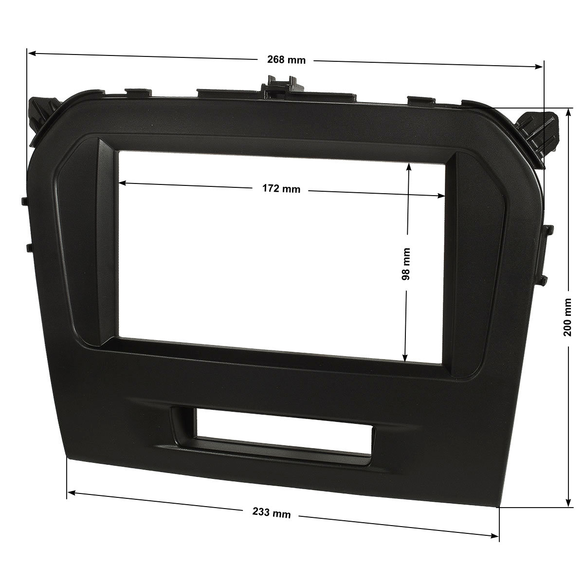 tomzz Audio Doppel DIN Radioblende kompatibel mit Suzuki Vitara (LY)-/bilder/big/rb54-000_1.jpg