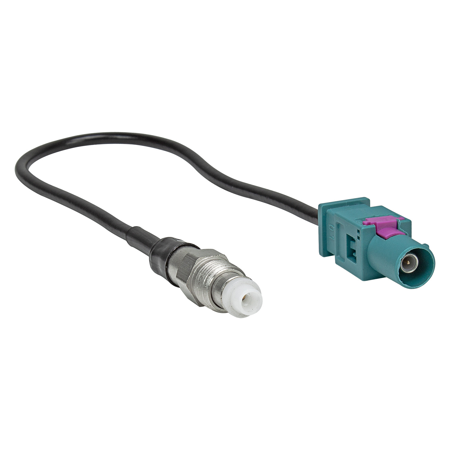 tomzz Audio Antennenadapter KFZ Taxi Funk Omnibus adaptiert von Fakra (m) auf FME (f)