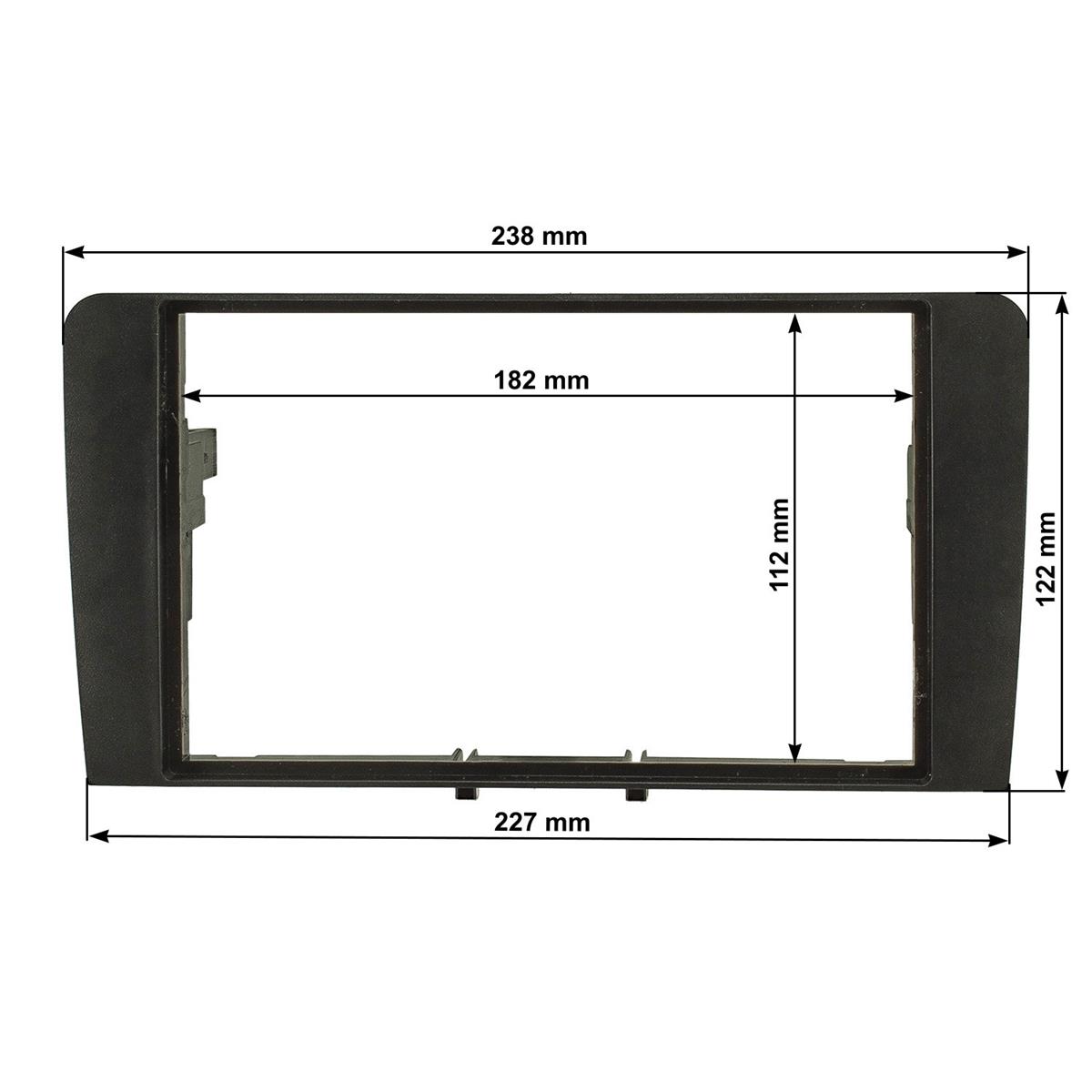 tomzz Audio Doppel DIN Radioblende Set kompatibel mit Audi A3 (8P)-/bilder/big/to24400s_4.jpg