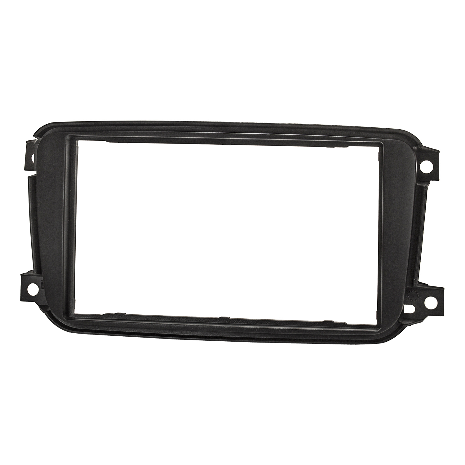 Doppel DIN Radioblende kompatibel mit Smart fortwo 451 schwarz Facelift ab 10.2010-2014