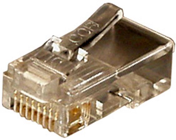 Netzwerkstecker Western 8/8-Stecker (RJ45) 