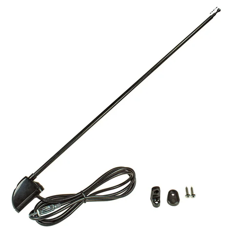 11111tomzz Audio Schwarze Holm- Teleskopantenne kompatibel mit Daihatsu Suzuki Subaru Lada Landrover Jeep Mercedes Mitsubishi AM FM ohne Verstärker adaptiert auf DIN (m)